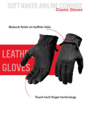 Load image into Gallery viewer, Ranch Men's Motorcycle Leather Gloves