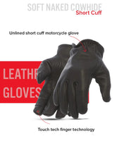 Load image into Gallery viewer, Roper Men's Motorcycle Leather Gloves