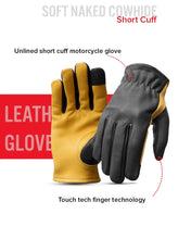 Load image into Gallery viewer, Roper Men's Motorcycle Leather Gloves