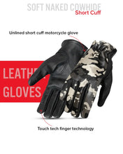 Load image into Gallery viewer, Roper Men's Motorcycle Leather Gloves