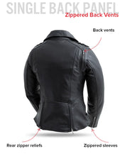Cargar imagen en el visor de la galería, Pink Rose Motorcycle Leather Jacket