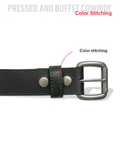 Cargar imagen en el visor de la galería, FULL GRAIN WITH CUSTOM STITCH BELTS