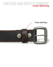 Cargar imagen en el visor de la galería, FULL GRAIN WITH CUSTOM STITCH BELTS