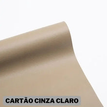 Load image into Gallery viewer, Vegan leather repair patch in light gray, ideal for renewing and restoring worn leather furniture and accessories.