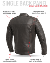 Load image into Gallery viewer, Waxed Motorcycle Leather Jacket
