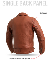 Load image into Gallery viewer, Fillmore Men's Motorcycle Leather Jacket