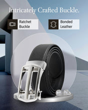 Charger l'image dans la galerie, Leather Ratchet Belt – No Holes, Custom Fit