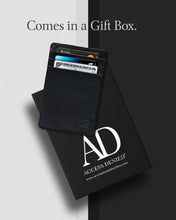 Charger l'image dans la galerie, Genuine Leather Slim Card Holder – RFID Blocking, Minimalist
