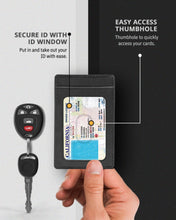 Charger l'image dans la galerie, Genuine Leather Slim Card Holder – RFID Blocking, Minimalist
