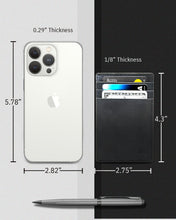 Charger l'image dans la galerie, Genuine Leather Slim Card Holder – RFID Blocking, Minimalist