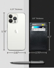 Charger l'image dans la galerie, Genuine Leather Slim Card Holder – RFID Blocking, Minimalist