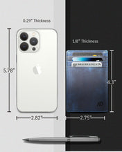 Charger l'image dans la galerie, Genuine Leather Slim Card Holder – RFID Blocking, Minimalist