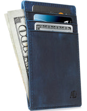 Charger l'image dans la galerie, Genuine Leather Slim Card Holder – RFID Blocking, Minimalist