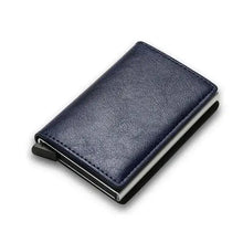 Load image into Gallery viewer, RFID Black Magic Trifold Vegan Leather Slim Wallet - Compact, Stylish, and Secure for Everyday Use