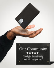 Charger l'image dans la galerie, Genuine Leather Slim Money Clip Wallet – 7 Card Slots, RFID Blocking