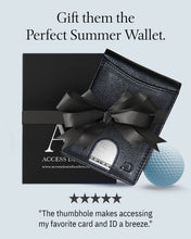 Cargar imagen en el visor de la galería, Genuine Leather Pull-Strap Bifold Wallet – Holds 7 Cards, RFID Blocking