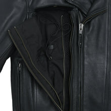 Load image into Gallery viewer, Mastermind Men's Motorcycle Leather Jacket