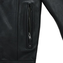 Load image into Gallery viewer, Mastermind Men's Motorcycle Leather Jacket