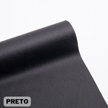 Load image into Gallery viewer, Vegan leather repair patch in black, ideal for renewing and restoring leather items with ease, eliminating scratches and scuffs.