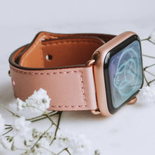 Load image into Gallery viewer, Luxurious Swift Leather Strap on FitPro Watch with elegant design, crafted from genuine leather for style and comfort.