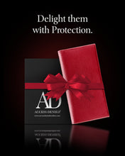 Cargar imagen en el visor de la galería, Genuine Leather Checkbook Cover – Card Slots, RFID Blocking