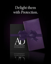 Cargar imagen en el visor de la galería, Genuine Leather Checkbook Cover – Card Slots, RFID Blocking