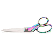 Load image into Gallery viewer, eZthings heavy duty scissors with iridescent handle for cutting fabrics and crafts, perfect for hobby and commercial use.