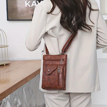 Cargar imagen en el visor de la galería, Women’s Vintage Leather Crossbody Bag