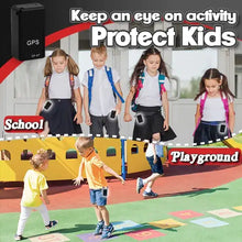 Load image into Gallery viewer, Children using GPS trackers for safety at school and playground.