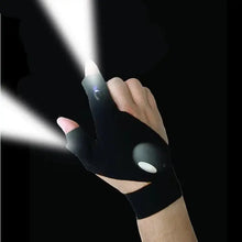 Load image into Gallery viewer, LED flashlight fishing gloves for outdoor and fishing adventures.