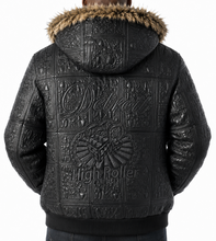 Cargar imagen en el visor de la galería, Back view of Original Detroit High Roller Jacket by REED, showcasing unique design and detailed craftsmanship.