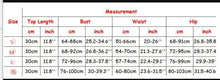 Load image into Gallery viewer, Size chart for latex leather sexy lingerie, showing measurements in cm and inches for S, M, L, XL sizes.