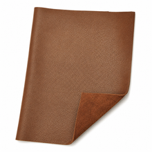 Load image into Gallery viewer, Brown leather mat on a white background