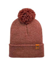 Load image into Gallery viewer, CPP1 HAAKWEAR PomPom Beanie - Made in USA - Rusty burgundy