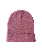 Charger l'image dans la galerie, CS105 HAAKWEAR Traditional Silent Cuffed Beanie, Rusty Burgundy displayed on a white background