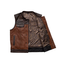 Load image into Gallery viewer, Gunner Men's Leather Motorcycle Vest (Limited Edition)