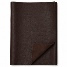 Load image into Gallery viewer, DArk Brown leather wallet on a white background