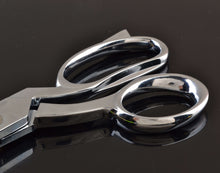 Load image into Gallery viewer, eZthings heavy duty scissors with sharp blades for cutting fabrics and crafts, featuring a sleek design against a black background.