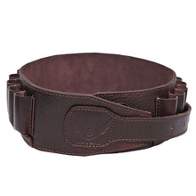 Load image into Gallery viewer, Cowhide Leather Shotshell Bandolier Belt Shotgun Shell Belt Ammunition Carrier made of high-quality leather for hunters and shooters