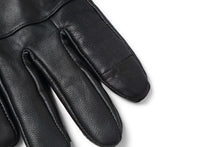 Load image into Gallery viewer, Reed Men's genuine leather warm lined driving gloves, close-up view, touchscreen compatible winter accessory.