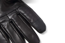 Load image into Gallery viewer, Close-up of Reed Women's Genuine Leather Driving Gloves with warm lining, ideal for cold weather and stylish comfort.