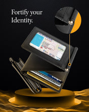 Cargar imagen en el visor de la galería, Leather Trifold Wallet – Removable Money Clip