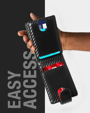 Charger l'image dans la galerie, Leather Bifold Wallet – Removable Money Clip, Snap Closure