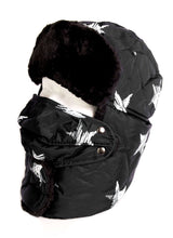 Load image into Gallery viewer, Alex Unisex Ushanka Trapper Hat with Faux Fur and Removable Mask in Black