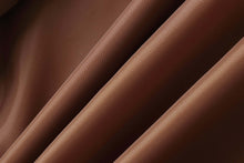 Load image into Gallery viewer, Close-up of smooth brown lambskin leather texture, showcasing its premium quality and luxurious feel.