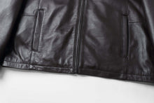 Load image into Gallery viewer, REED Men's Genuine Lambskin Leather Jacket with Stand-Up Collar