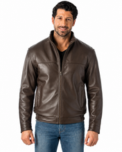 Cargar imagen en el visor de la galería, Winners Leather Jacket Handmade in the USA