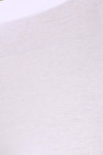 Charger l'image dans la galerie, Close-up of white cotton blend fabric, showing texture and quality of stretch leggings made in USA.