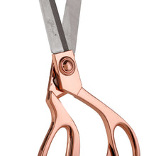 Load image into Gallery viewer, eZthings heavy duty scissors with copper finish and sharp blades for cutting fabrics, papers, and carpets in arts and crafts.