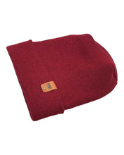 Load image into Gallery viewer, NEW HAAKWEAR H-Stitch Cuffed Beanie - Designed and Made in USA (Patented Design) - Burnt Maroon, showcasing American craftsmanship and innovation.